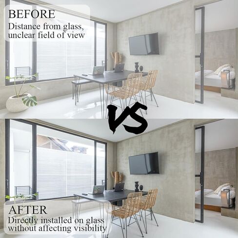 حامل نافذة VVHOOY متوافق مع Blink Outdoor&Indoor (الجيل الثالث)/4 كاميرات خارجية (الجيل الرابع)، دعامة تثبيت لاصقة لكاميرا الأمان بدون حفر ولا انعكاس للنوافذ الزجاجية ذات اللوحة الواحدة (عبوتان) in Kuwait