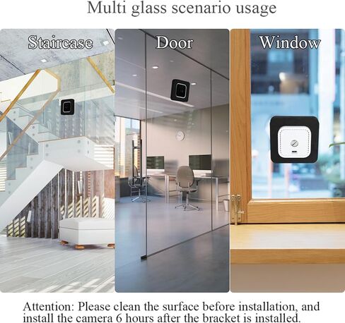 حامل نافذة VVHOOY متوافق مع Blink Outdoor&Indoor (الجيل الثالث)/4 كاميرات خارجية (الجيل الرابع)، دعامة تثبيت لاصقة لكاميرا الأمان بدون حفر ولا انعكاس للنوافذ الزجاجية ذات اللوحة الواحدة (عبوتان) in Kuwait