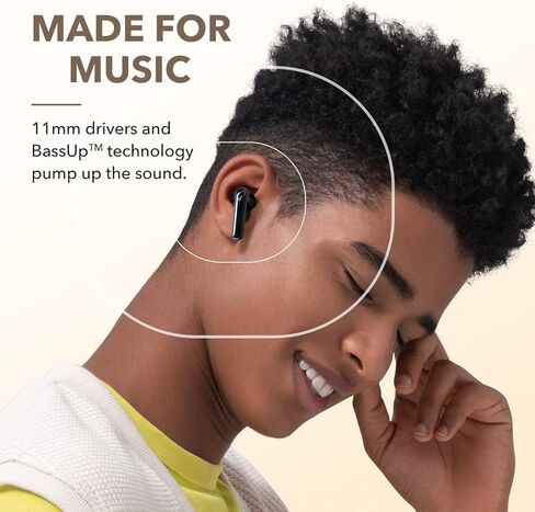 سماعات أذن Soundcore Life Note 3 XR True اللاسلكية مع صوت مذهل، 6 ميكروفونات للمكالمات الواضحة، إلغاء الضوضاء النشط متعدد الأوضاع، وقت تشغيل 35 ساعة، مقاومة للماء IPX5، سماعات لاسلكية مع ملاءمة مريحة in Kuwait