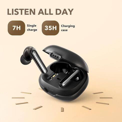 سماعات أذن Soundcore Life Note 3 XR True اللاسلكية مع صوت مذهل، 6 ميكروفونات للمكالمات الواضحة، إلغاء الضوضاء النشط متعدد الأوضاع، وقت تشغيل 35 ساعة، مقاومة للماء IPX5، سماعات لاسلكية مع ملاءمة مريحة in Kuwait