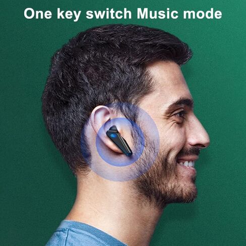 Wireless Earbuds, Bluetooth Earbuds with Charging Case Led, 3D Stereo Sound,HD Clear Call, Ultra-Low Latency Gaming Earphones with Mic for Sport Work Gaming in Kuwait