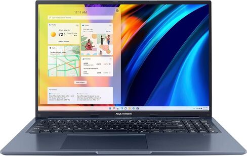 ASUS Newest M1603QA VivoBook Thin and Light Laptop 16" WUXGA 1920x1200 8-Core AMD Ryzen 7 5800HS Radeon Graphics 16GB DDR4 512GB NVMe SSD USB-C HDMI Wi-Fi 6 Windows 11 Home in Saudi Arabia