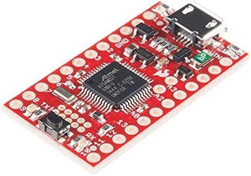 معالج SparkFun SAMD21 Mini Breakout 32 بت ARM Cortex-M0+ مع محولات فلاش 256 كيلو بايت تناظري إلى رقمي ومن رقمي إلى تناظري (ADC & DAC) RAW: 3.5 فولت - 6.0 فولت in Kuwait