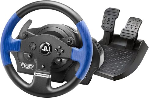 عجلة السباق ودواسات Thrustmaster T150 RS (PS5، PS4، الكمبيوتر الشخصي) in Kuwait