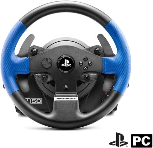 عجلة السباق ودواسات Thrustmaster T150 RS (PS5، PS4، الكمبيوتر الشخصي) in Kuwait