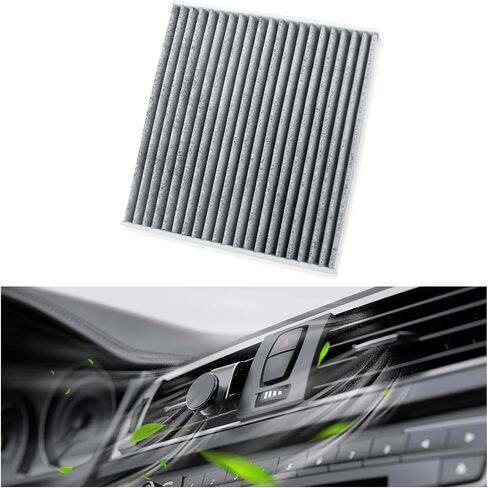 Automotive Cabin Air Filter,Activated Carbon Air Filter Compatible with Lexus Toyota Scion,Practical Air Conditioner Filter Cabin Filter Replaces OEM#87139-YZZ20 in Saudi Arabia