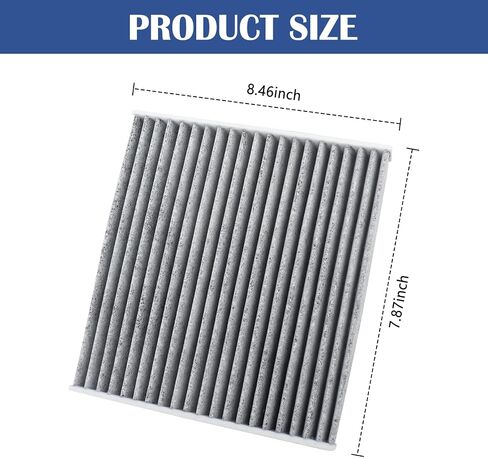 Automotive Cabin Air Filter,Activated Carbon Air Filter Compatible with Lexus Toyota Scion,Practical Air Conditioner Filter Cabin Filter Replaces OEM#87139-YZZ20 in Saudi Arabia