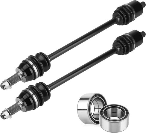 Youxmoto Front CV Axle & Wheel Bearing Kit for Polaris General 1000(Deluxe EPS Premium Sport) 2016-2022/4 1000; RZR Trail S 900 1000 2015-2022, 4340 Chromoly Steel CV Axle Drive Shaft, Fits 1333263 in Saudi Arabia