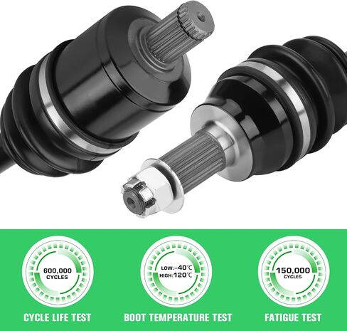 Youxmoto Front CV Axle & Wheel Bearing Kit for Polaris General 1000(Deluxe EPS Premium Sport) 2016-2022/4 1000; RZR Trail S 900 1000 2015-2022, 4340 Chromoly Steel CV Axle Drive Shaft, Fits 1333263 in Saudi Arabia