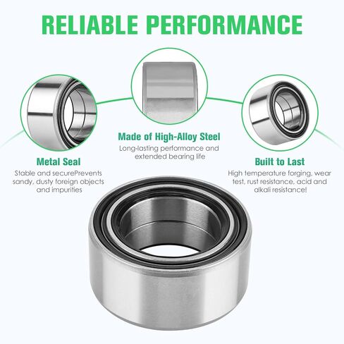 Youxmoto Front CV Axle & Wheel Bearing Kit for Polaris General 1000(Deluxe EPS Premium Sport) 2016-2022/4 1000; RZR Trail S 900 1000 2015-2022, 4340 Chromoly Steel CV Axle Drive Shaft, Fits 1333263 in Saudi Arabia