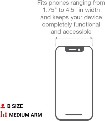 RAM MOUNTS X-Grip Large Phone Mount with Long Arm Twist-Lock Suction Cup in Kuwait