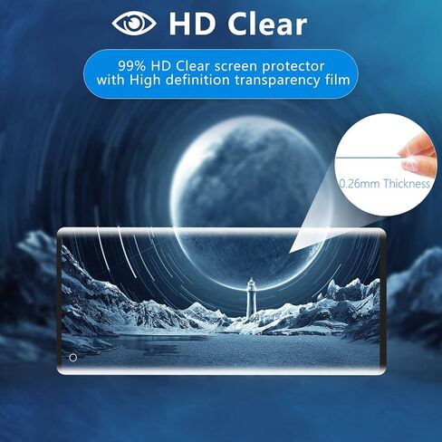 Aleecyn (2+2) واقي شاشة من الزجاج المقوى لهاتف One plus 10 Pro 5G وعبوتين من واقي عدسة الكاميرا الزجاجية، فتحة دقيقة، خالية من الفقاعات، سهلة التركيب، صلابة 9H HD، حواف منحنية ثلاثية الأبعاد in Kuwait