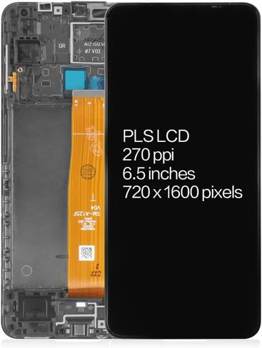 A-MIND for Samsung Galaxy A12 A125 6.5 inch Screen Replacement A125U A125A A125M A125F A125DL A125W S127DL LCD Display Touch Screen Glass Digitizer Full Assembly Repair Kits(Black with Frame) in Saudi Arabia