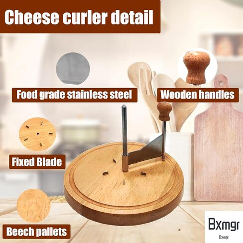 Cheese Curler,Cheese Flower Razor For Cheese Wheel Or Chocolate,Stainless Steel Cheese Curler,Cheese Wheel Cutter,Rustproof Multi-Purpose Cheese Shredder,Manual Handheld Cheese Slicer,10 Year Warranty in Kuwait