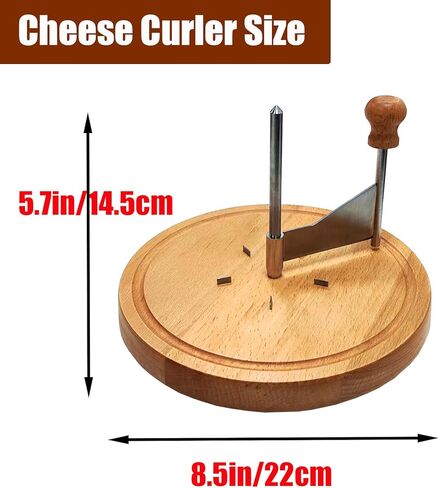 Cheese Curler,Cheese Flower Razor For Cheese Wheel Or Chocolate,Stainless Steel Cheese Curler,Cheese Wheel Cutter,Rustproof Multi-Purpose Cheese Shredder,Manual Handheld Cheese Slicer,10 Year Warranty in Kuwait