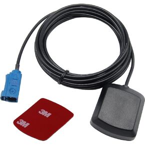 GPS Antenna 28dBi RG174 10 Feet Fakra C Female Connector (No Pin), Adhesive & Magnetic Mount for BMW NBT/EVO Head Unit, Car Truck Navigation, Telematics in Saudi Arabia