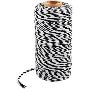 Red White Gift Twine String Holiday Twine 328 Feet Cotton Bakers Twine Crafts Christmas Twine Durable Packing String