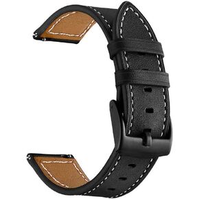 سوار ساعة YEEJOK 22 مم من الجلد متوافق مع حزام ساعة Fossil Men's Gen 6/5 44 مم Carly/Juliana/Garrett، ساعة Galaxy Watch 3 45 مم 46 مم، متوافق مع Garmin Venu 2/ Vivoactive 4 45 مم in Kuwait