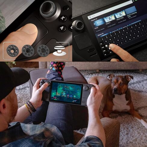 حلقات دقيقة لعصا الإبهام لجهاز ASUS USB ROG Kunai 3 Gamepad، Valve Steam Deck، Switch Joy-Con، Razer Kishi / Kishi V2 / JunglecatPS VR2، Pico 3 / Pico 4 عصا التحكم التناظرية، حلقات مساعدة التصويب in Kuwait