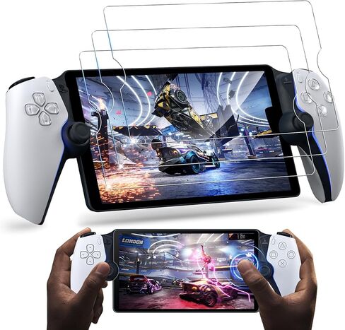 واقي شاشة Protescreen مكون من 3 قطع لجهاز PlayStation Portal Remote Player مقاس 8 بوصات، واقي شاشة مضاد للضوء الأزرق لجهاز PlayStation 5 Portal محمول باليد، فائق الدقة مضاد للخدش وبصمات الأصابع وخالي من الفقاعات in Kuwait