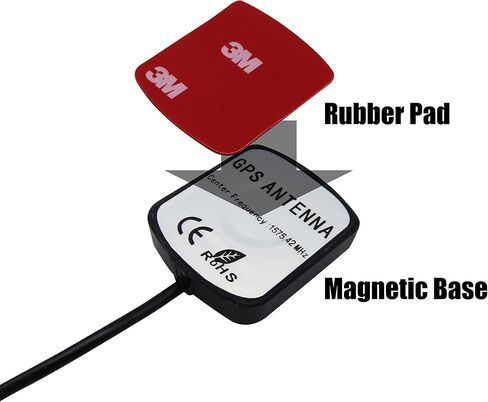 هوائي GPS 28dBi RG174 10 Feet Fakra C أنثى موصل (بدون دبوس)، لاصق ومغناطيسي لوحدة رأس BMW NBT/EVO، ملاحة شاحنة السيارة، تكنولوجيا المعلومات in Saudi Arabia