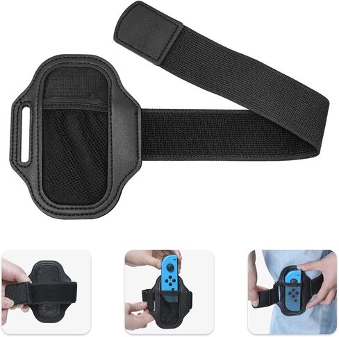 حزام الساق من Fyoung من أجل لعبة نينتندو سويتش، حلقة ملائمة للمغامرة، رباط ساق رياضي مرن قابل للتعديل - عبوة من قطعتين in Kuwait