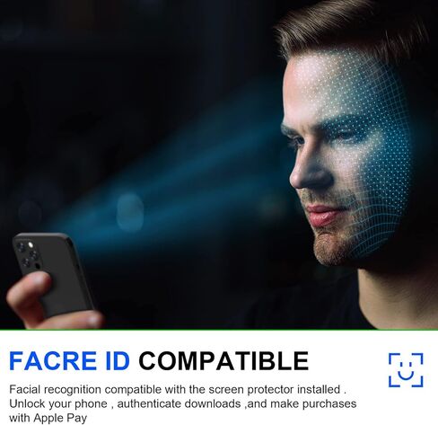 Uminy متوافق مع iPhone 14 Pro 6.1 بوصة - 2 حزمة الخصوصية حامي الشاشة الزجاج المقسى ، تغطية كاملة ، خالية من الفقاعات ، حالة صديقة ، إطار التثبيت ، [مكافحة التجس] in Kuwait