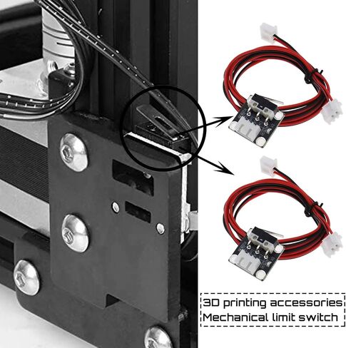 5X 3D Printer Endstop Mechanical Limit Switch Module 3 Pins Crash Sensor with Cables Compatible with Ender 3 pro CR-10 10S in Saudi Arabia