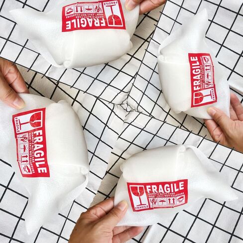 WETRUIFANZHI 60 Pack 8.5"X 13"Cushion Wrap Foam Pouches & 60 Foam Sheets for Moving,Shipping,Packaging, Storage-Safely,1/13"Thickness,Extra 30 PCS Fragile Stickers Labels-Protect Glasses and Dishes  in Saudi Arabia