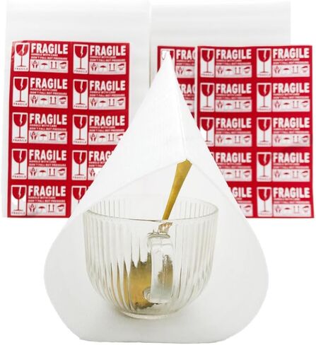 WETRUIFANZHI 60 Pack 8.5"X 13"Cushion Wrap Foam Pouches & 60 Foam Sheets for Moving,Shipping,Packaging, Storage-Safely,1/13"Thickness,Extra 30 PCS Fragile Stickers Labels-Protect Glasses and Dishes  in Saudi Arabia