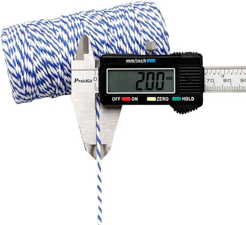 Red White Gift Twine String Holiday Twine 328 Feet Cotton Bakers Twine Crafts Christmas Twine Durable Packing String in Kuwait