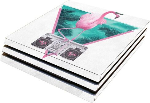 MightySkins Skin Compatible with Sony PS4 Pro Console - Tropical Fox | Protective, Durable, and Unique Vinyl Decal wrap Cover | Easy to Apply, Remove, and Change Styles | Made in The USA in Saudi Arabia