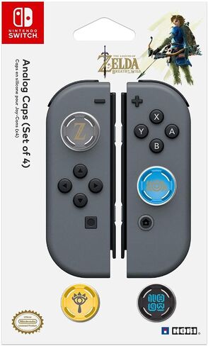 HORI Nintendo Switch Analog Caps (Legend of Zelda Edition) Set of Four Officially Licensed By Nintendo - Nintendo Switch in Saudi Arabia