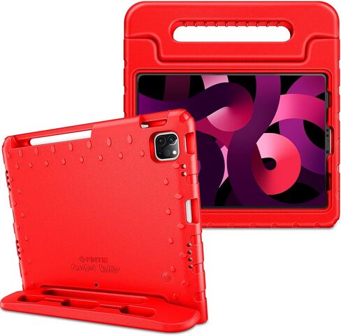 حافظة Fintie لجهاز iPad Air الجيل الخامس (2022) / iPad Air الجيل الرابع (2020) 10.9 بوصة، iPad Pro 11 بوصة (الجيل الرابع/الثالث/الثاني) - غطاء حامل خفيف الوزن مضاد للصدمات للأطفال، حامل أقلام رصاص، أرجواني in Kuwait