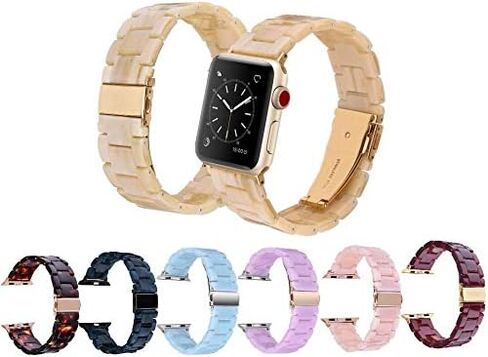 Mobile Advance Resin Band Bracelet For Apple Watch Series 4 3 2 1 in Kuwait