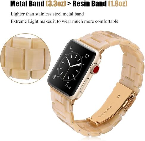 Mobile Advance Resin Band Bracelet For Apple Watch Series 4 3 2 1 in Kuwait