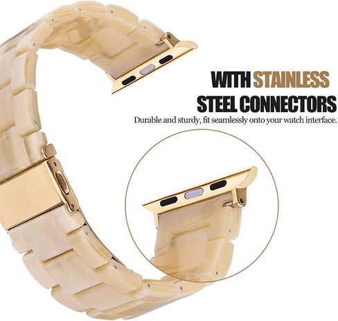 Mobile Advance Resin Band Bracelet For Apple Watch Series 4 3 2 1 in Kuwait