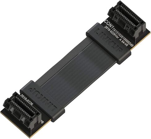 LINKUP - كابل SLI Bridge GPU المرن، تقنية فائقة السرعة، حماية ممتازة، تصميم 85 أوم لبطاقات الرسومات NVIDIA GPU┃ غير متوافق مع AMD أو RTX 2000/3000 GPU - [6 سم] in Kuwait
