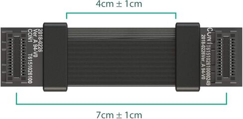 LINKUP - كابل SLI Bridge GPU المرن، تقنية فائقة السرعة، حماية ممتازة، تصميم 85 أوم لبطاقات الرسومات NVIDIA GPU┃ غير متوافق مع AMD أو RTX 2000/3000 GPU - [6 سم] in Kuwait
