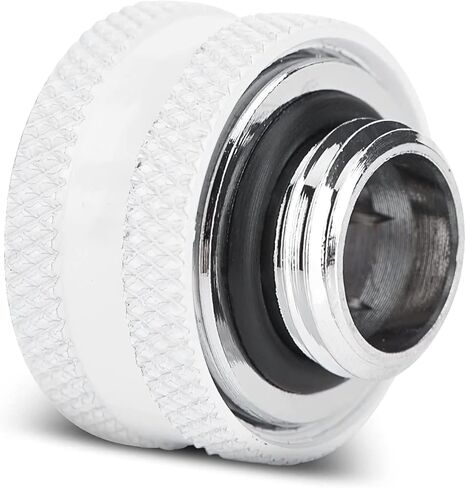 Dracaena 6 Pack G1/4" خيط إلى 16 مم OD تركيب أنابيب صلبة مع حلقات لأنبوب أكريليك صلب لنظام تبريد المياه للكمبيوتر، أسود in Kuwait