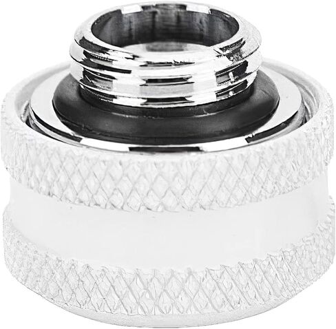 Dracaena 6 Pack G1/4" خيط إلى 16 مم OD تركيب أنابيب صلبة مع حلقات لأنبوب أكريليك صلب لنظام تبريد المياه للكمبيوتر، أسود in Kuwait