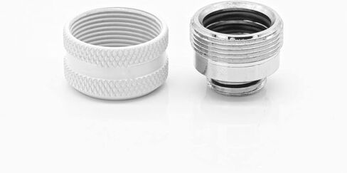 Dracaena 6 Pack G1/4" خيط إلى 16 مم OD تركيب أنابيب صلبة مع حلقات لأنبوب أكريليك صلب لنظام تبريد المياه للكمبيوتر، أسود in Kuwait