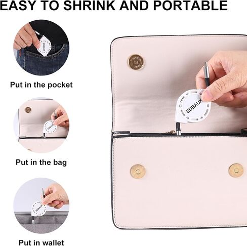 كابل شحن SDBAUX USB C 60 وات، سلك شاحن C إلى C قابل للسحب لهاتف iPhone 15/iPhone 15 Pro Max/iPad Mini 6/Pro 2021/2020، iPad Air 4، MacBook Pro 2020، Galaxy S23/S22/S21 (قطعتان/3.3 قدم) /رمادي) in Saudi Arabia