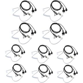 SOUSWEE Walkie Talkie Headset for Midland with Mic and Security Earpieces for 2 Way Radios GXT1000VP4 LXT500VP3 GXT1050VP4 GXT1000XB (10 Packs) in Kuwait