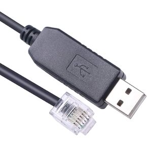 كابل وحدة التحكم POS Terminal PR608 يو إس بي إلى كابل RS232 RJ12 6P6C in Kuwait