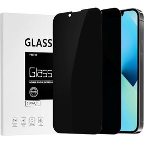 تيكو واقي شاشة للخصوصية متوافق مع ايفون 13 ميني من الزجاج المقوى (تغطية كاملة من الحافة الى الحافة) (مضاد للتجسس) (مناسب للجراب) (عبوة من قطعتين) (5.4 انش) in Kuwait