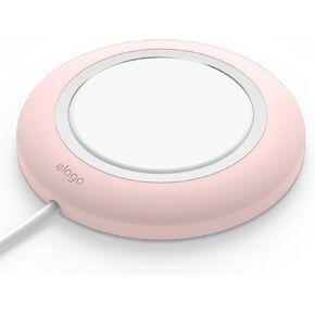 elago Charging Pad, Wireless, Magnetic, Black - Compatible with MagSafe Charger, iPhone 12, 13, 14, 15 Models, AirPods Pro [0.09 lbs] in Saudi Arabia