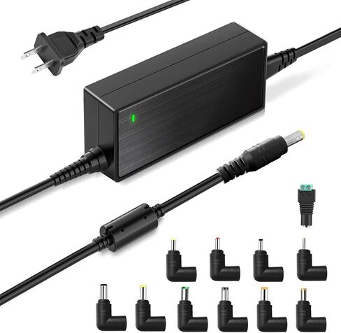 12V 5A Power Supply Adapter,100~240V AC to DC 12 Volt 5A 4A 3A 2.0A 1A Converter with 11 Tips for LED Strip Light DVR NVR Security Cameras System CCTV Accessories and More in Kuwait