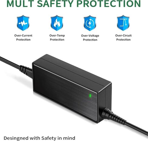 12V 5A Power Supply Adapter,100~240V AC to DC 12 Volt 5A 4A 3A 2.0A 1A Converter with 11 Tips for LED Strip Light DVR NVR Security Cameras System CCTV Accessories and More in Kuwait