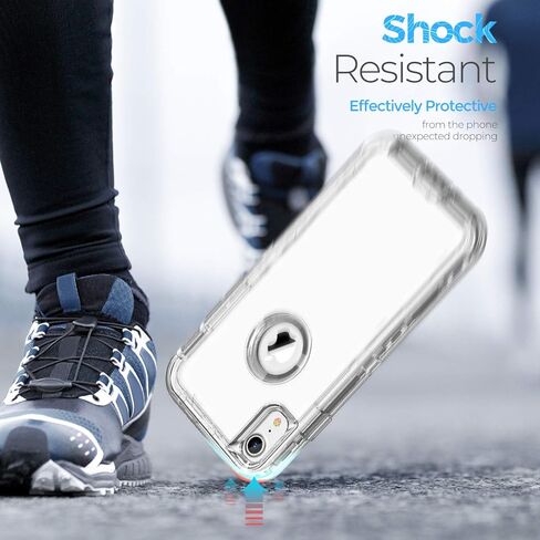 ORIbox Case Compatible with iPhone XR Case, Heavy Duty Shockproof Anti-Fall clear case in Saudi Arabia
